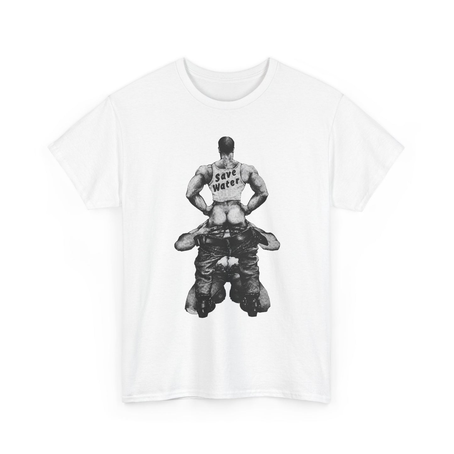 Save Water Gay Tshirt Funny Queer Camp Shirt Sexy Innuendo T-shirt Pride Tee LGBTQ Mature NSFW Graphic Top