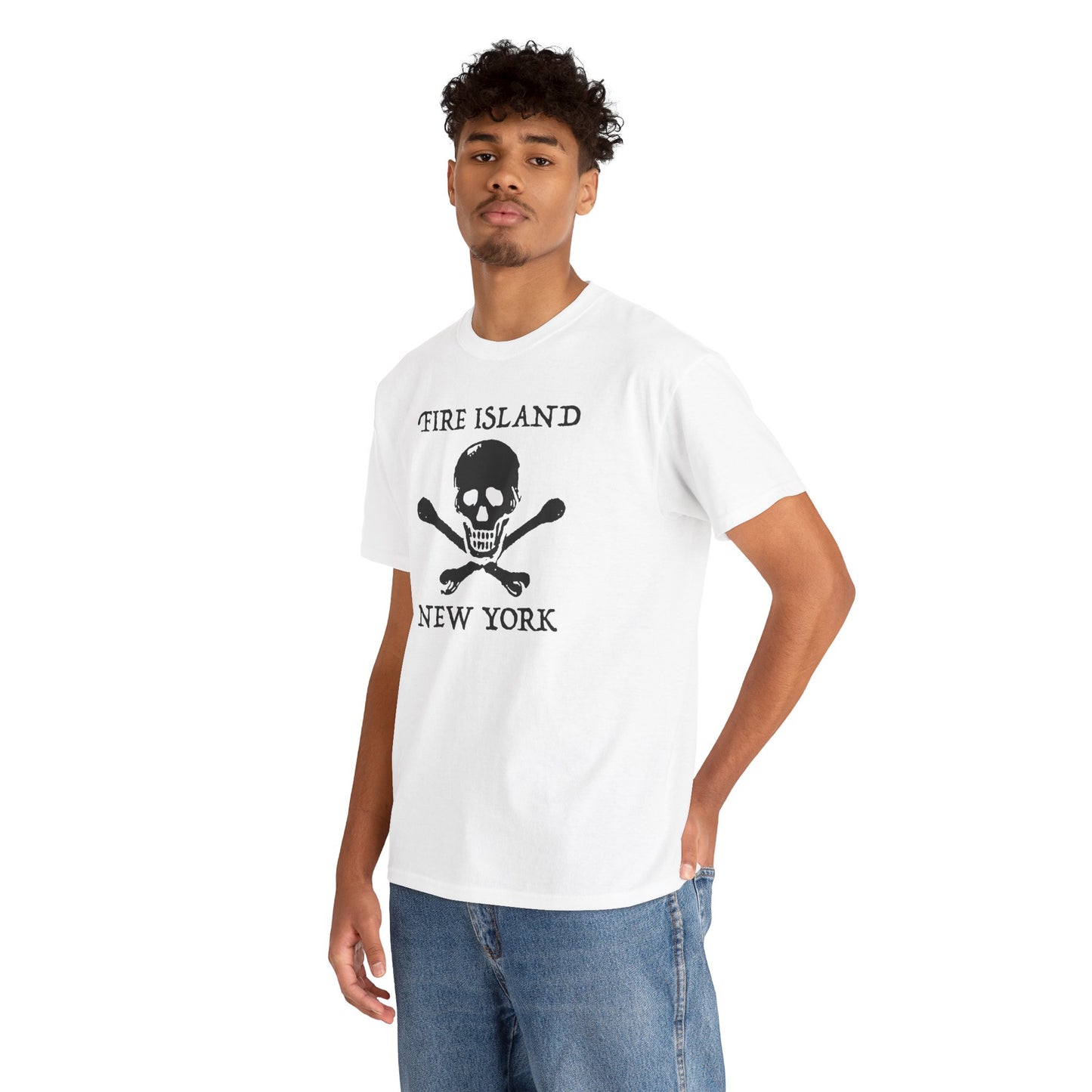 Fire Island New York Skull Tshirt – Vintage Queer Beachwear