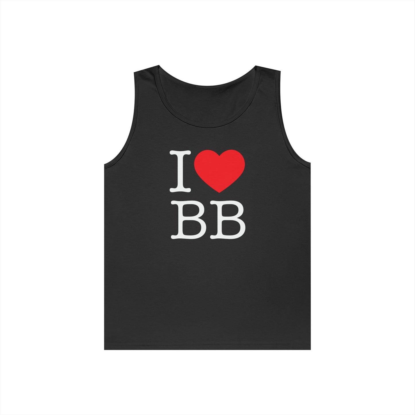 I Love BB Graphic Tank Top
