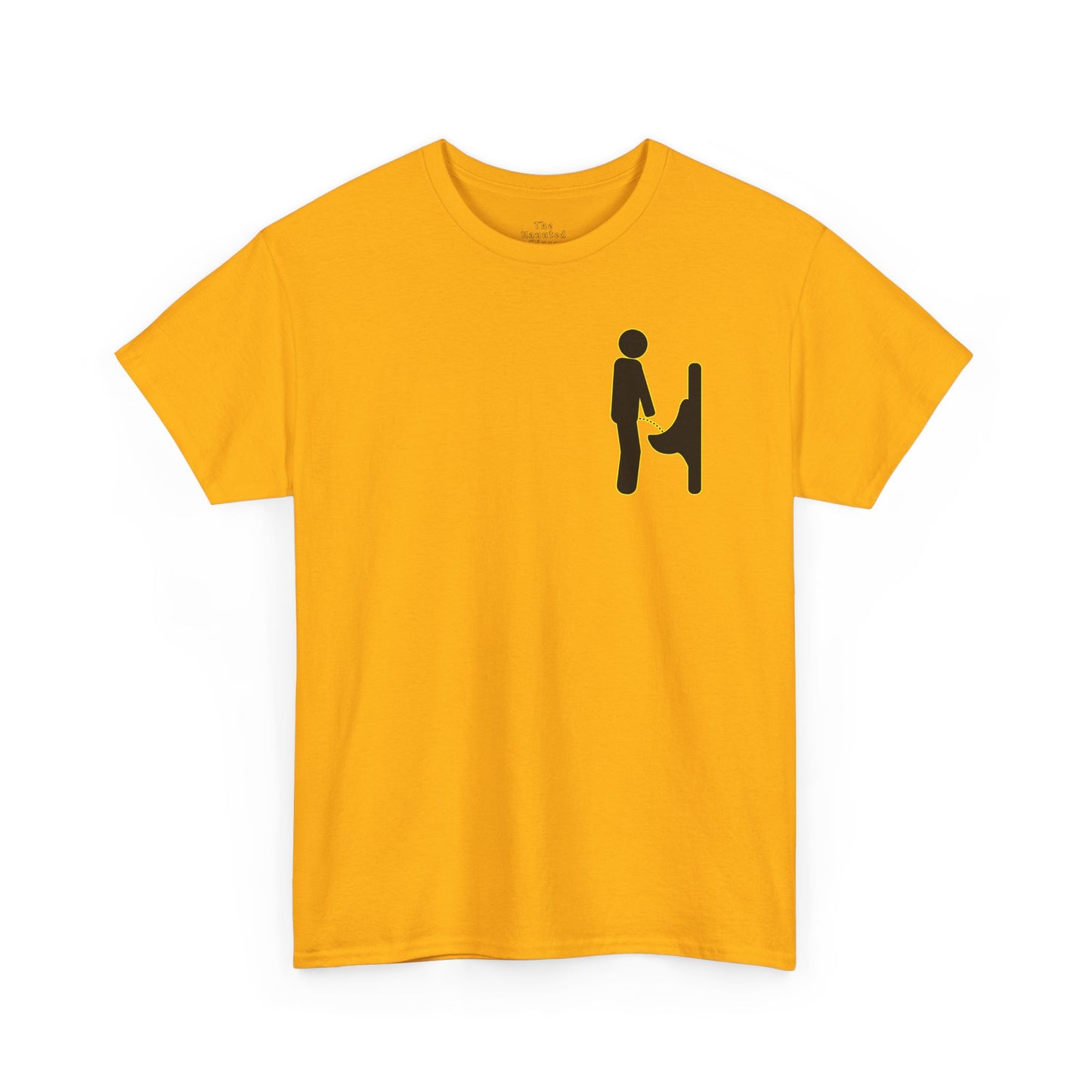 Minimal Urinal Icon Graphic T-Shirt