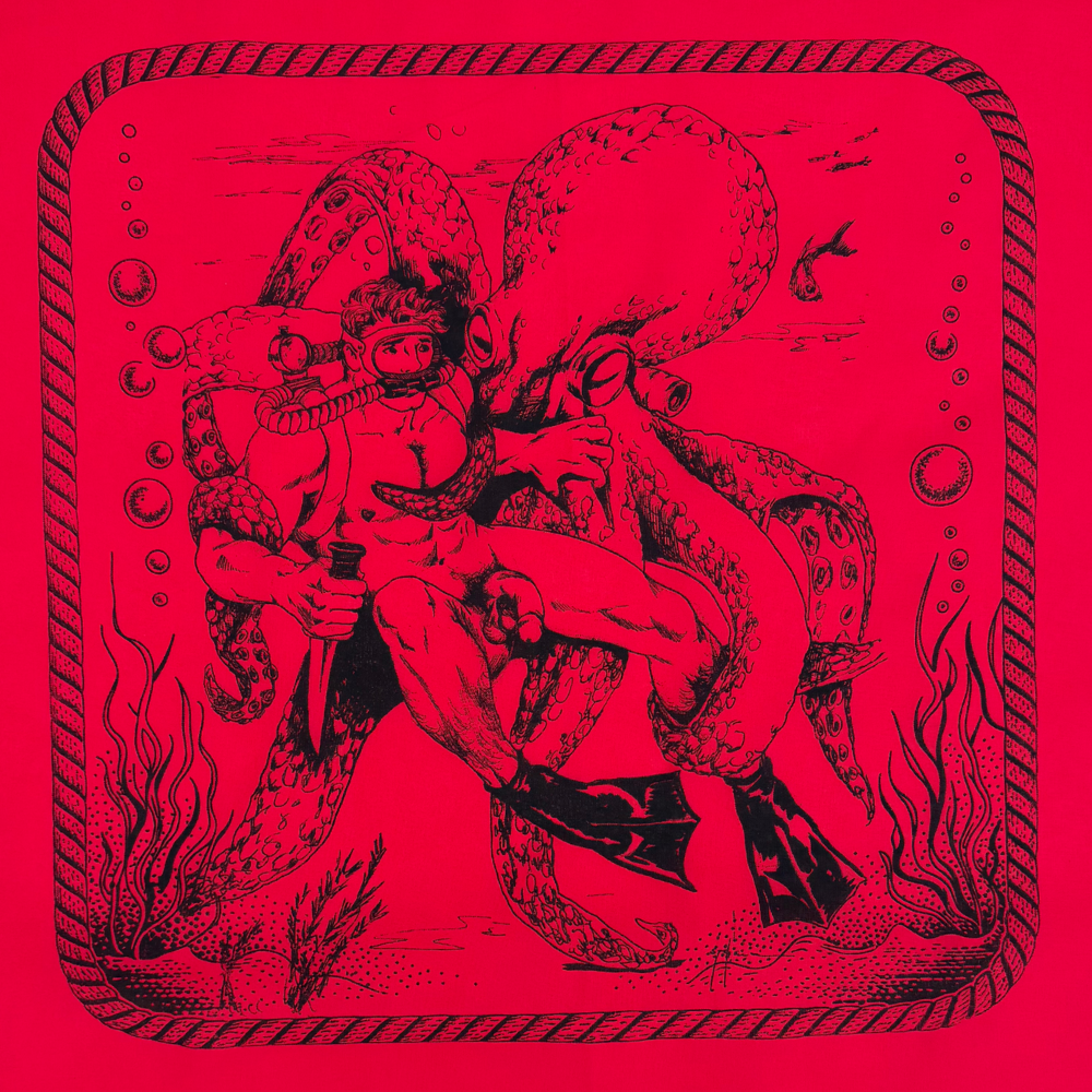 Diver & Squid by Dom Etienne Orejudos