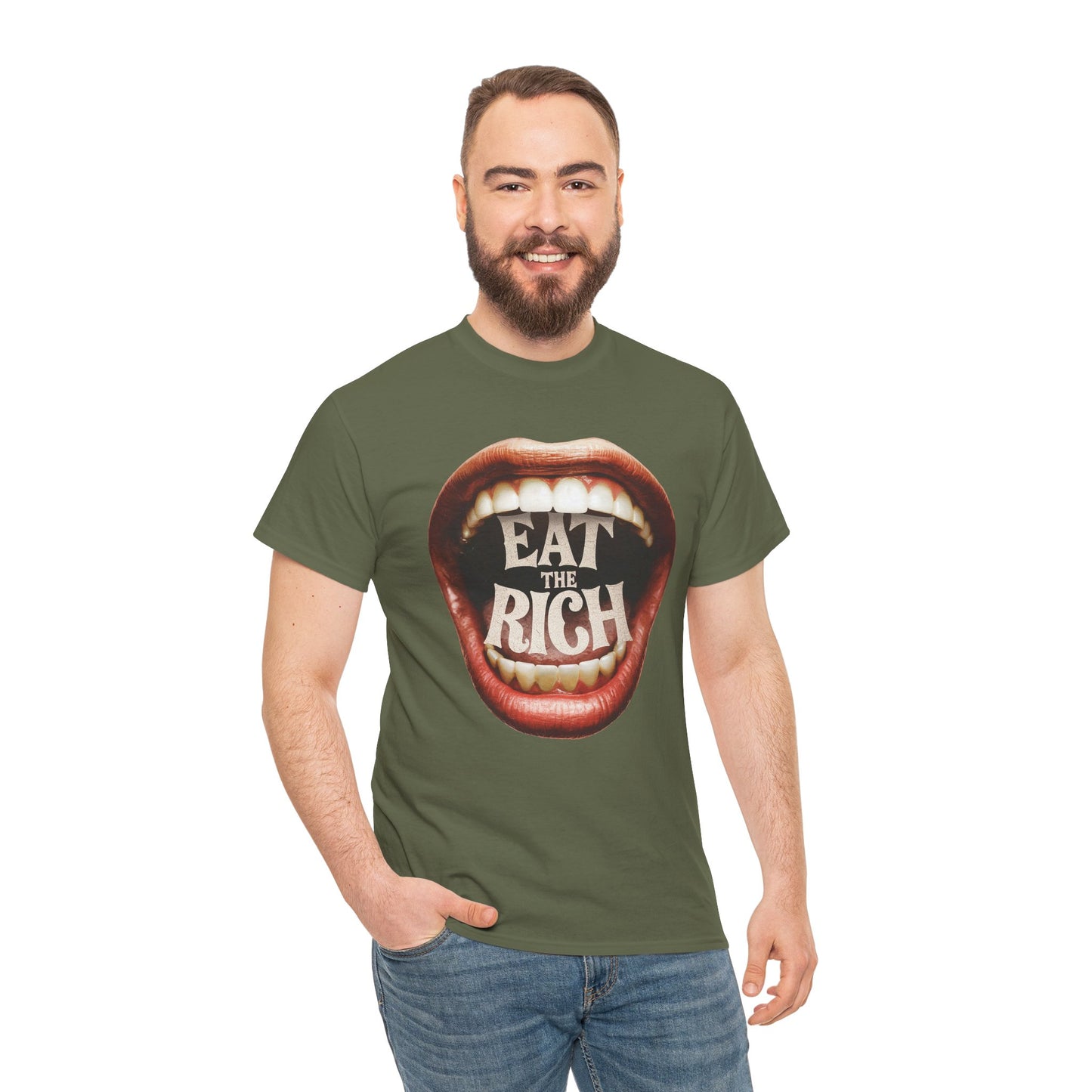 Eat the Rich Tshirt – Punk Political Shirt – Anti Capitalist Tee