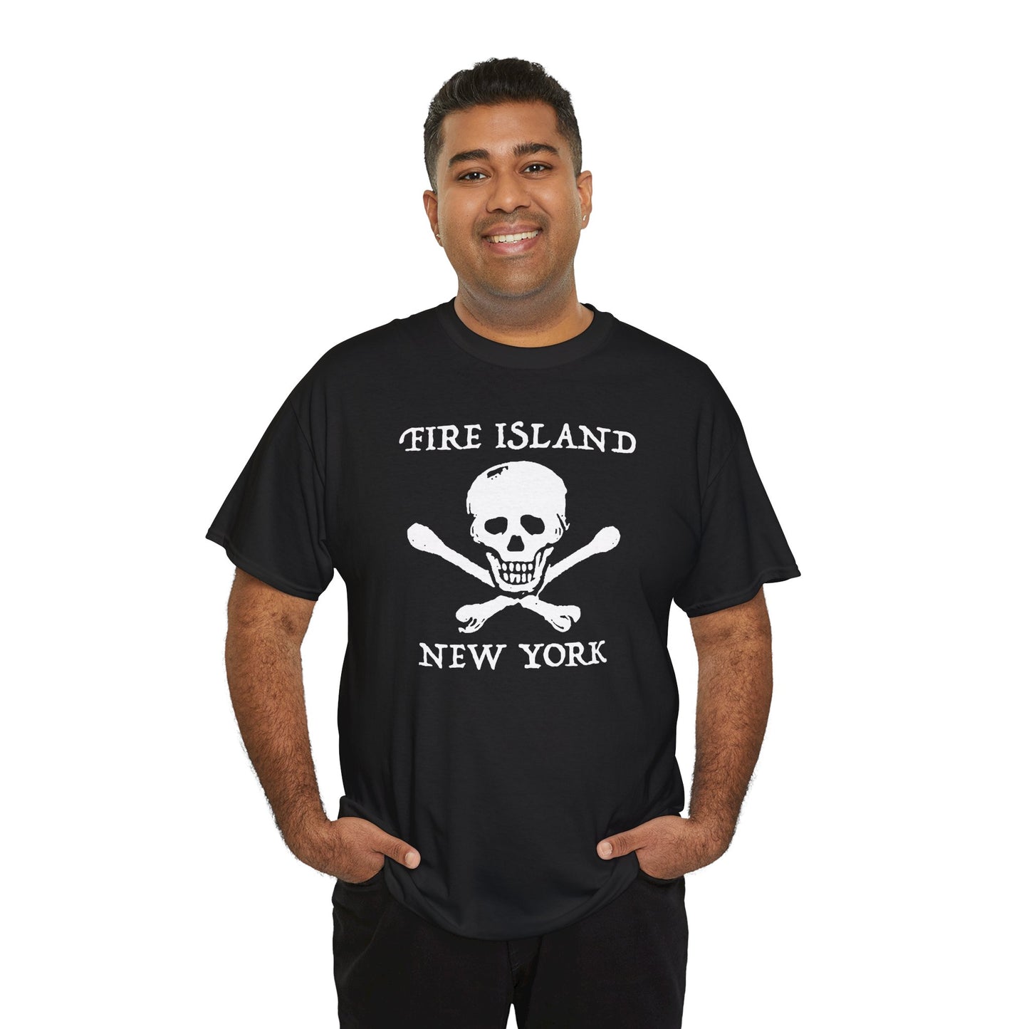 Fire Island New York Skull Tshirt – Vintage Queer Beachwear