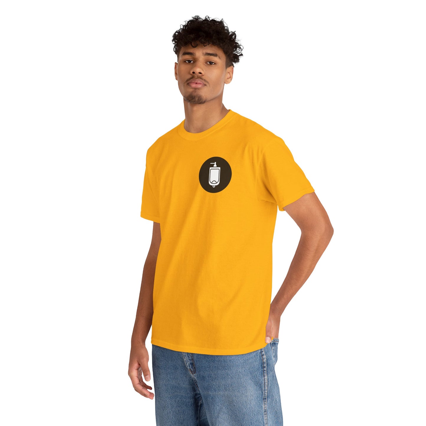 Urinal Icon Pocket Print Graphic Tee