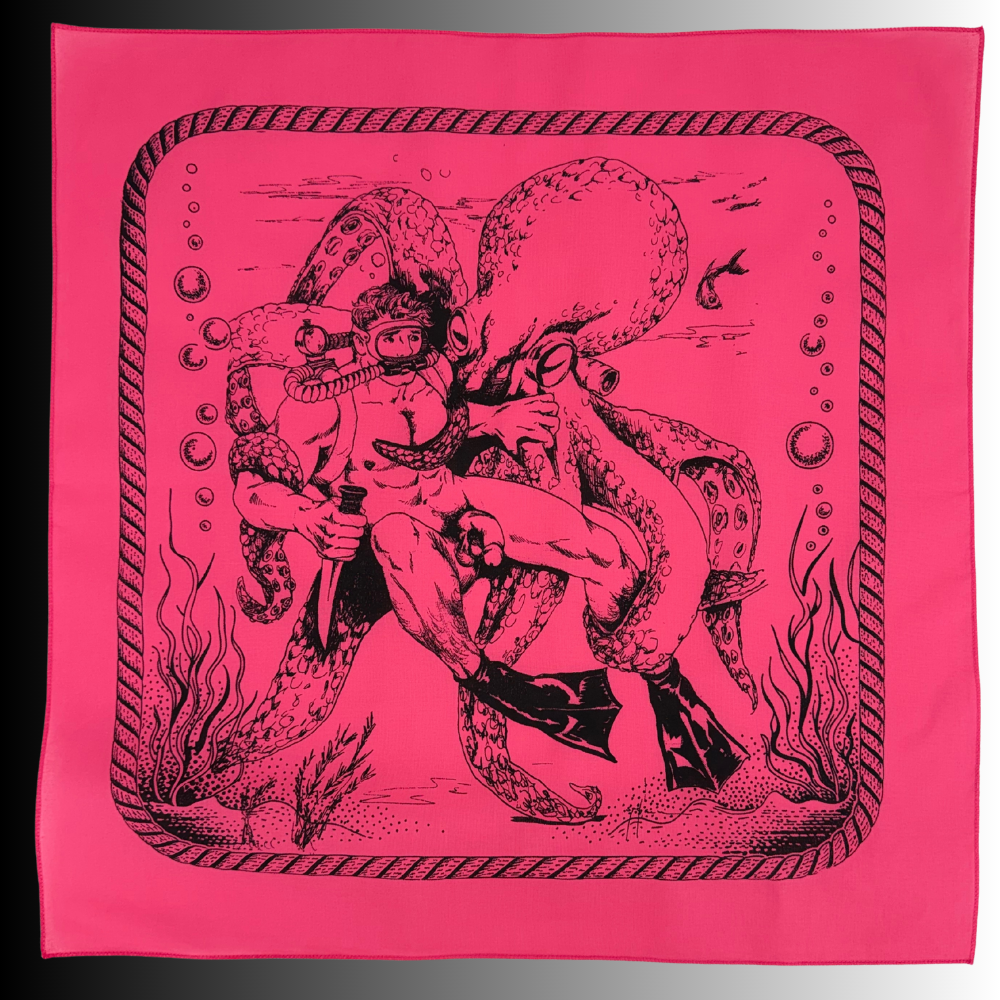 Diver & Squid by Dom Etienne Orejudos