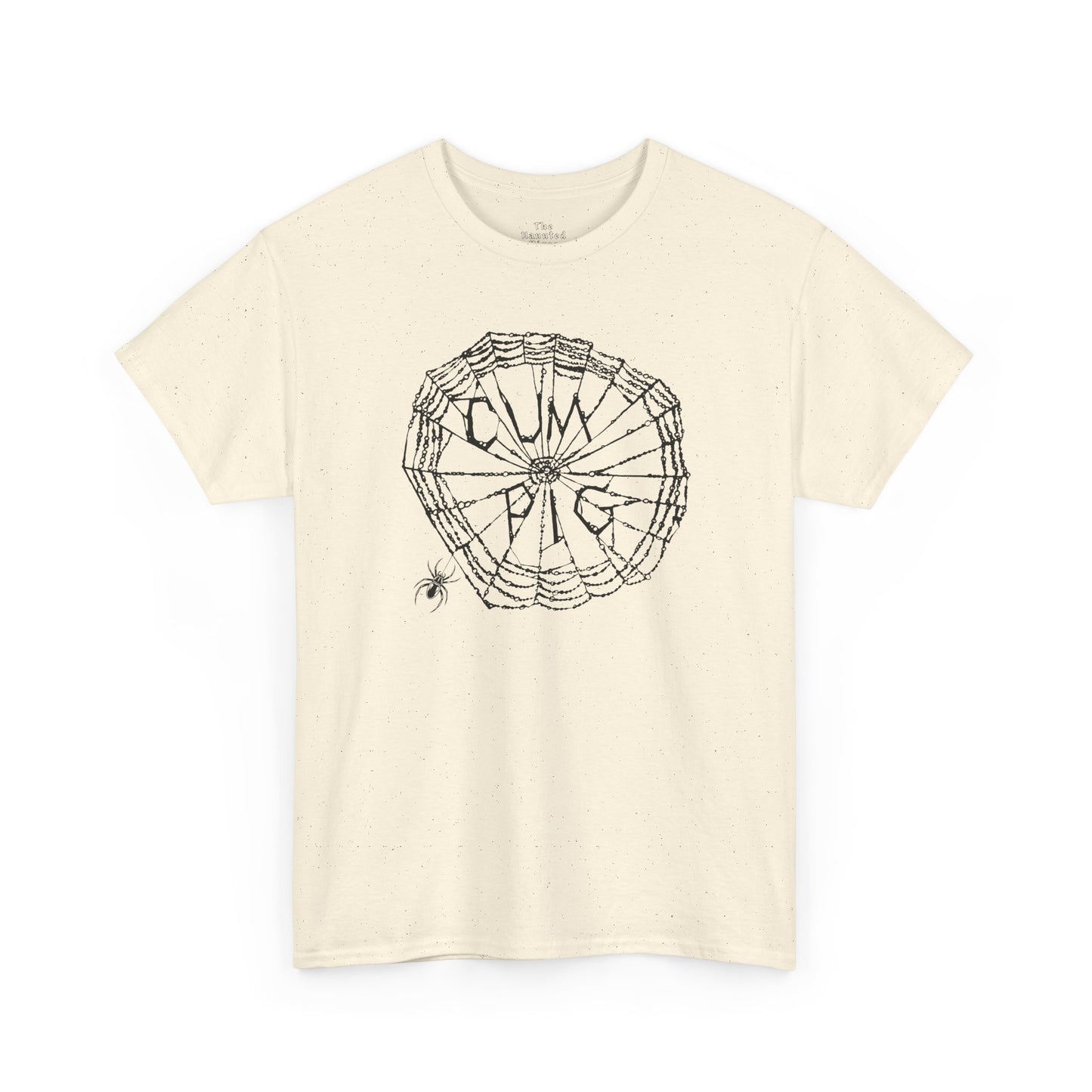 Some Pig Parody Spiderweb Tee — Filthy Wordplay Graphic Shirt