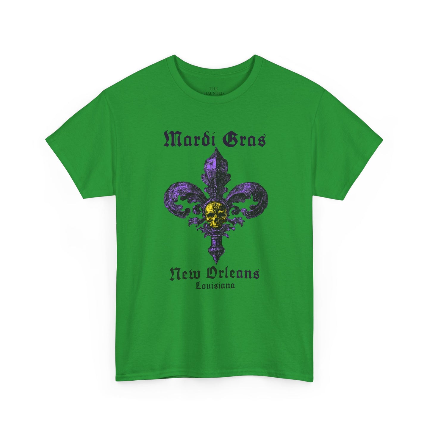 Mardi Gras Fleur-de-Lis Skull T-Shirt | New Orleans Graphic Tee