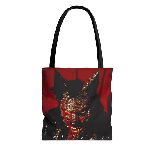 Glam Rock Tote Bag, Edgy Punk Bag for Concerts, Unique Gift for Music Lovers, Festival Accessory, Stylish Everyday Bag