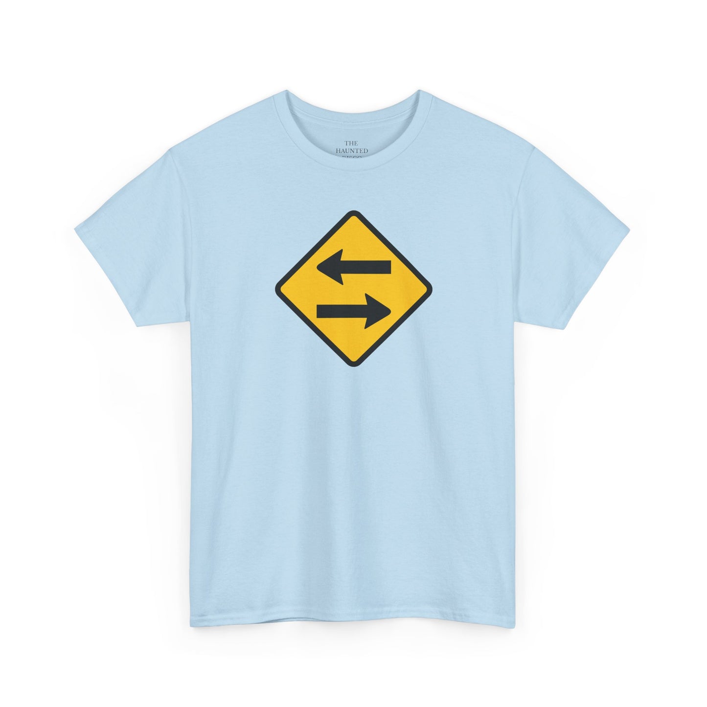 Side Two-Way Traffic Sign Tee