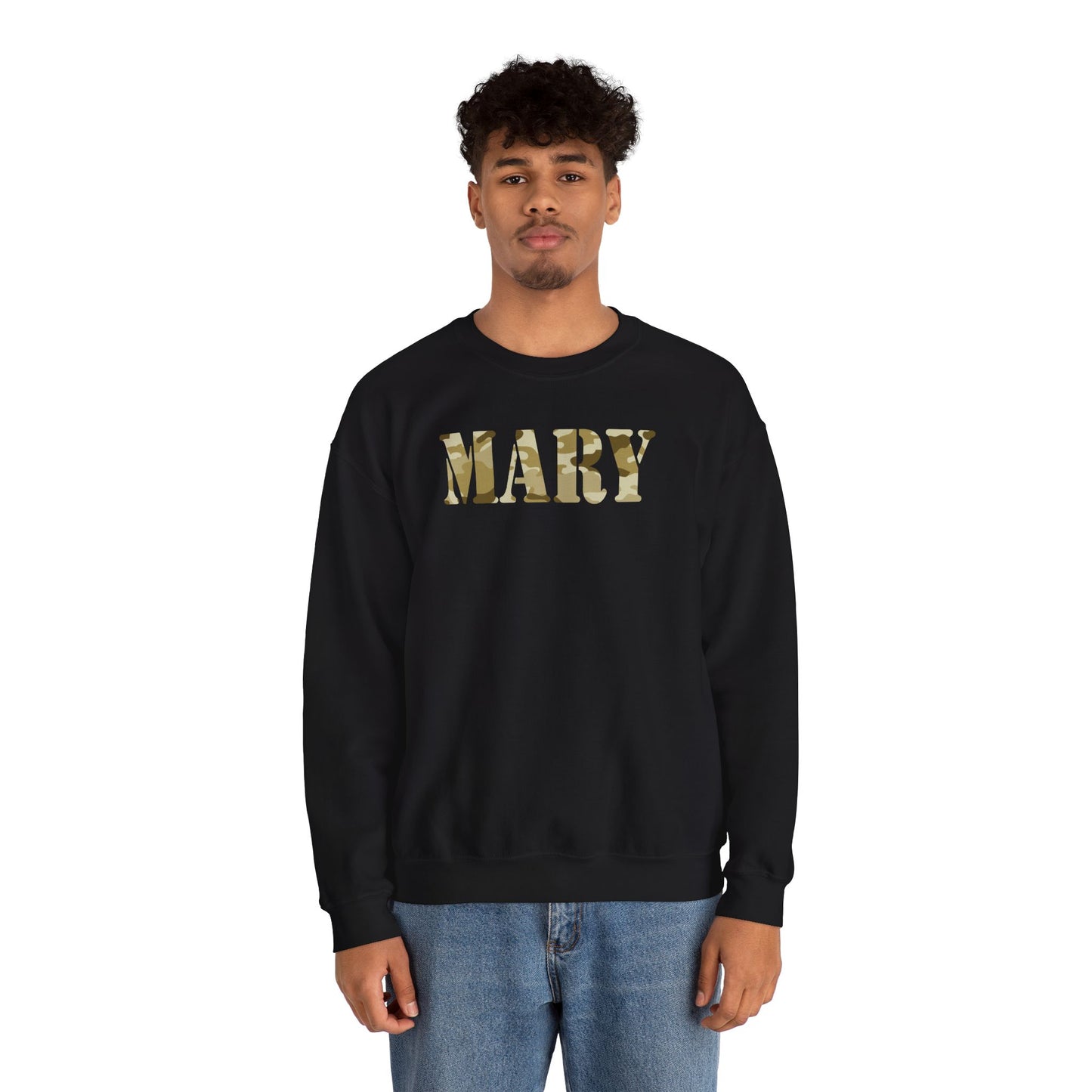 MARY Military Text Sweatshirt