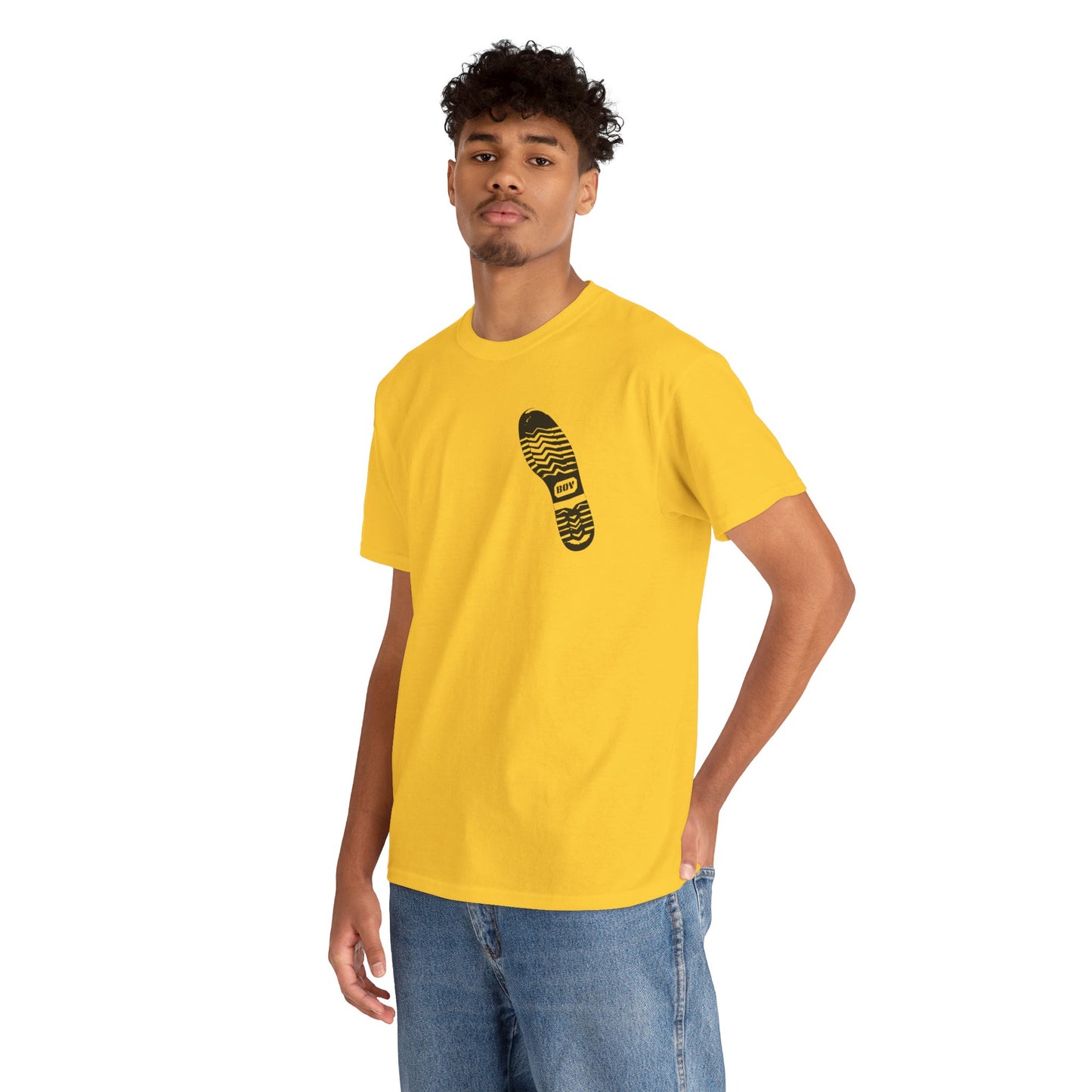 Boy Boot Tread Tshirt – Queer Leather Sub Streetwear