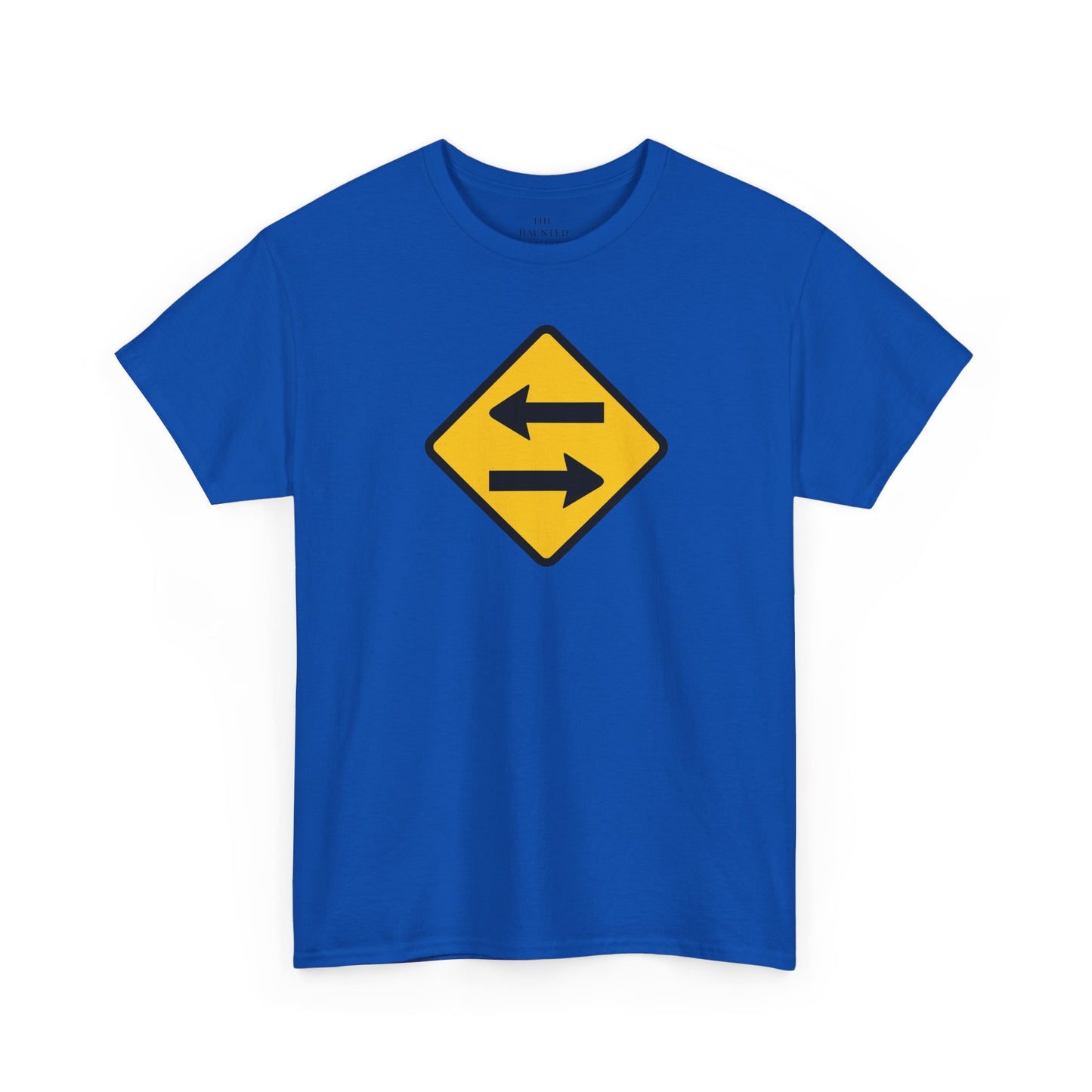Side Two-Way Traffic Sign Tee
