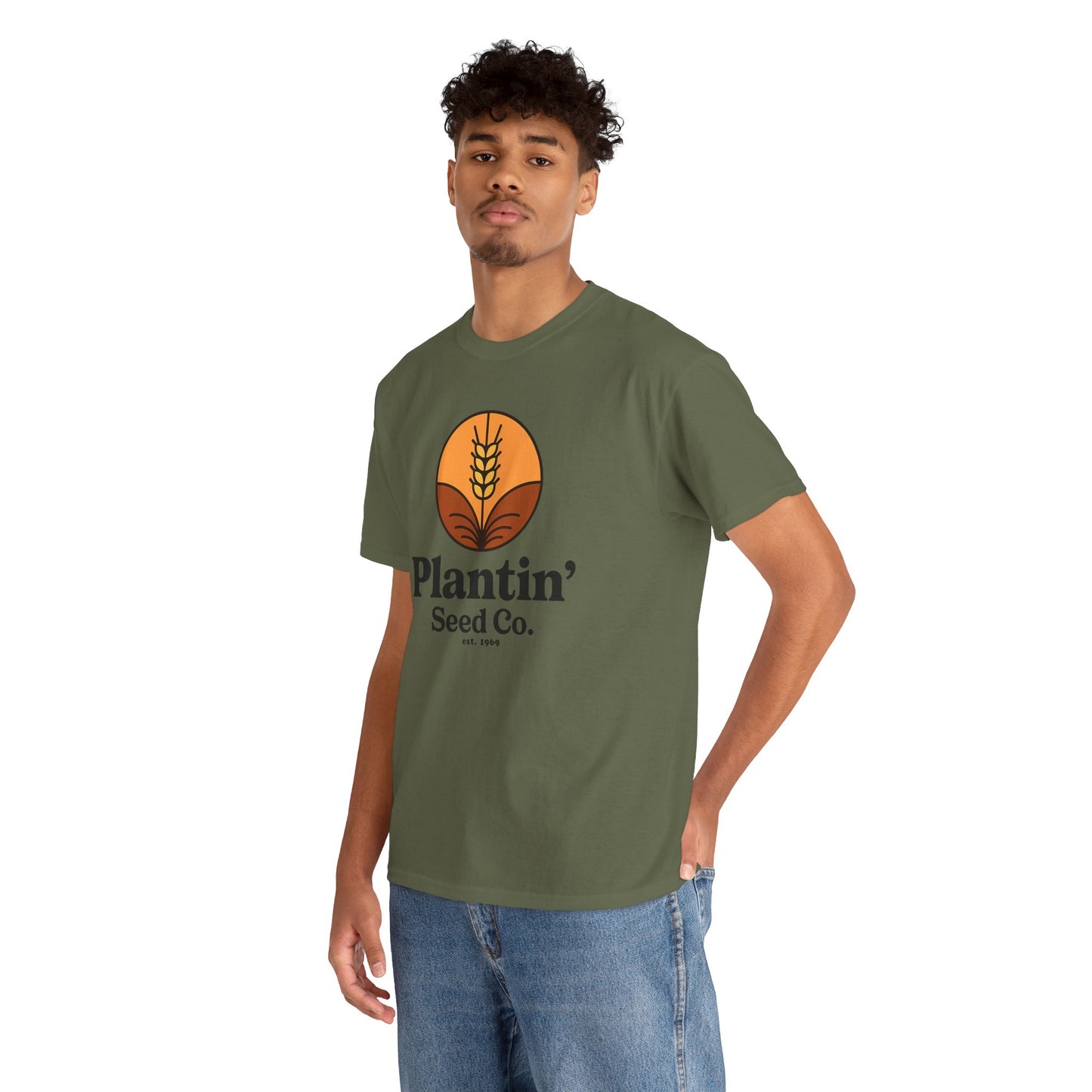 Plantin’ Seed Co. Tshirt – Retro Farming Parody – Campy Innuendo Top