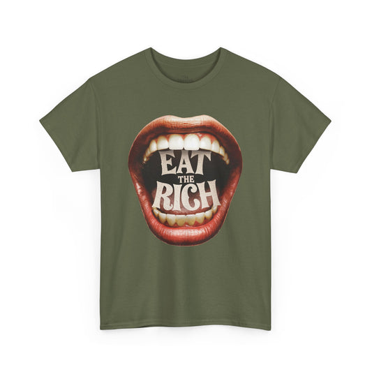 Eat the Rich Tshirt – Punk Political Shirt – Anti Capitalist Tee