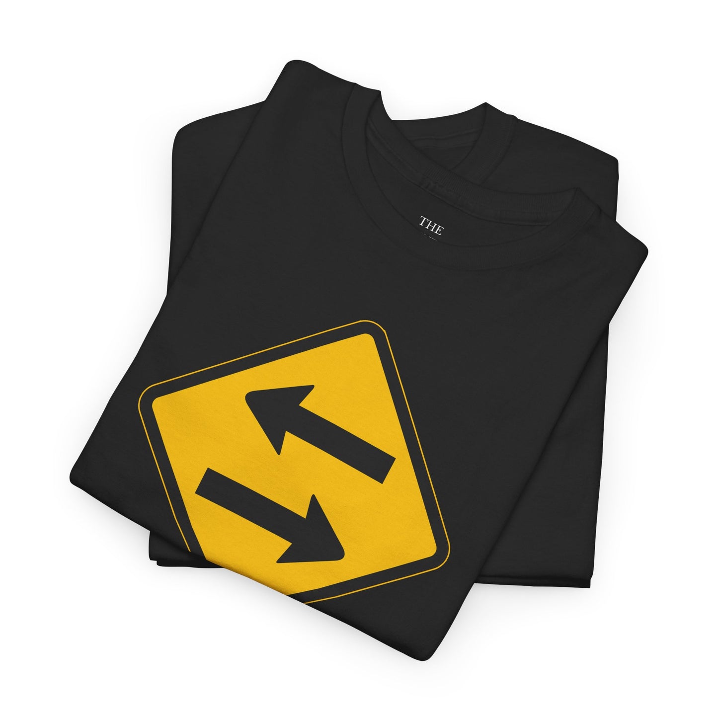Side Two-Way Traffic Sign Tee