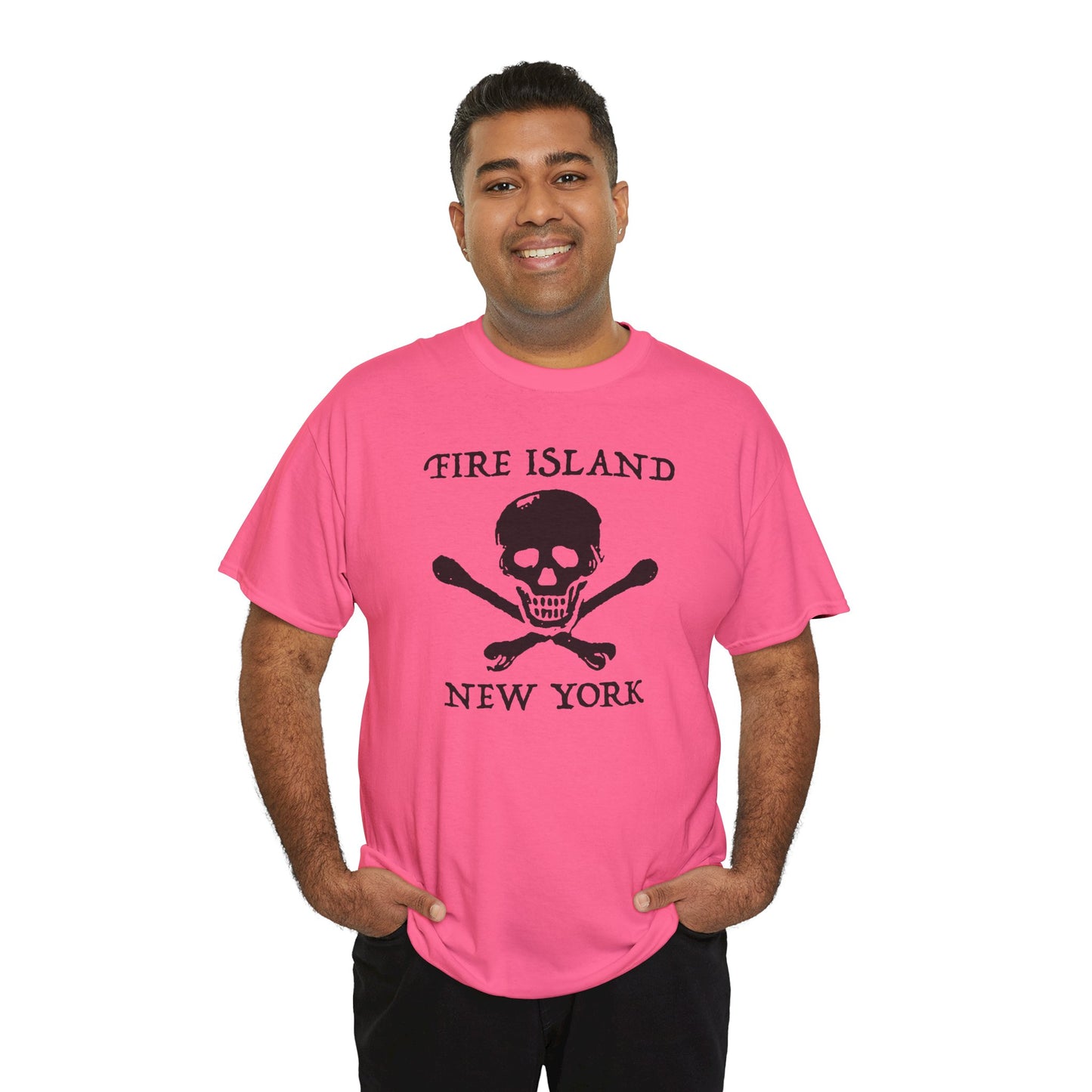 Fire Island New York Skull Tshirt – Vintage Queer Beachwear