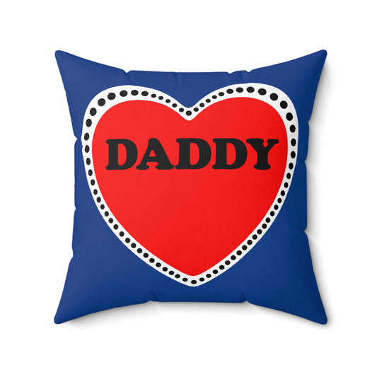 Daddy Heart Statement Pillow