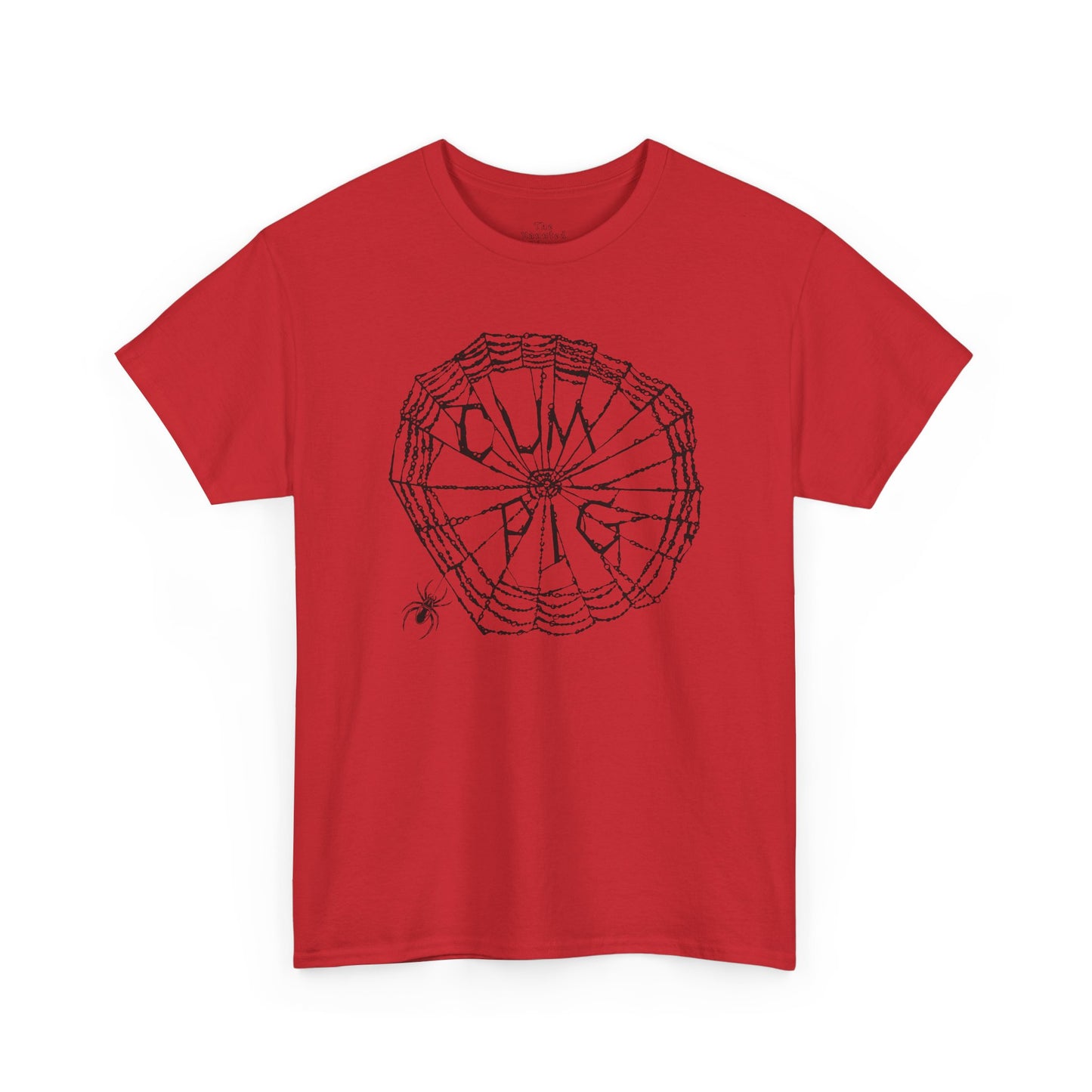 Cum Pig Parody Spiderweb Tee