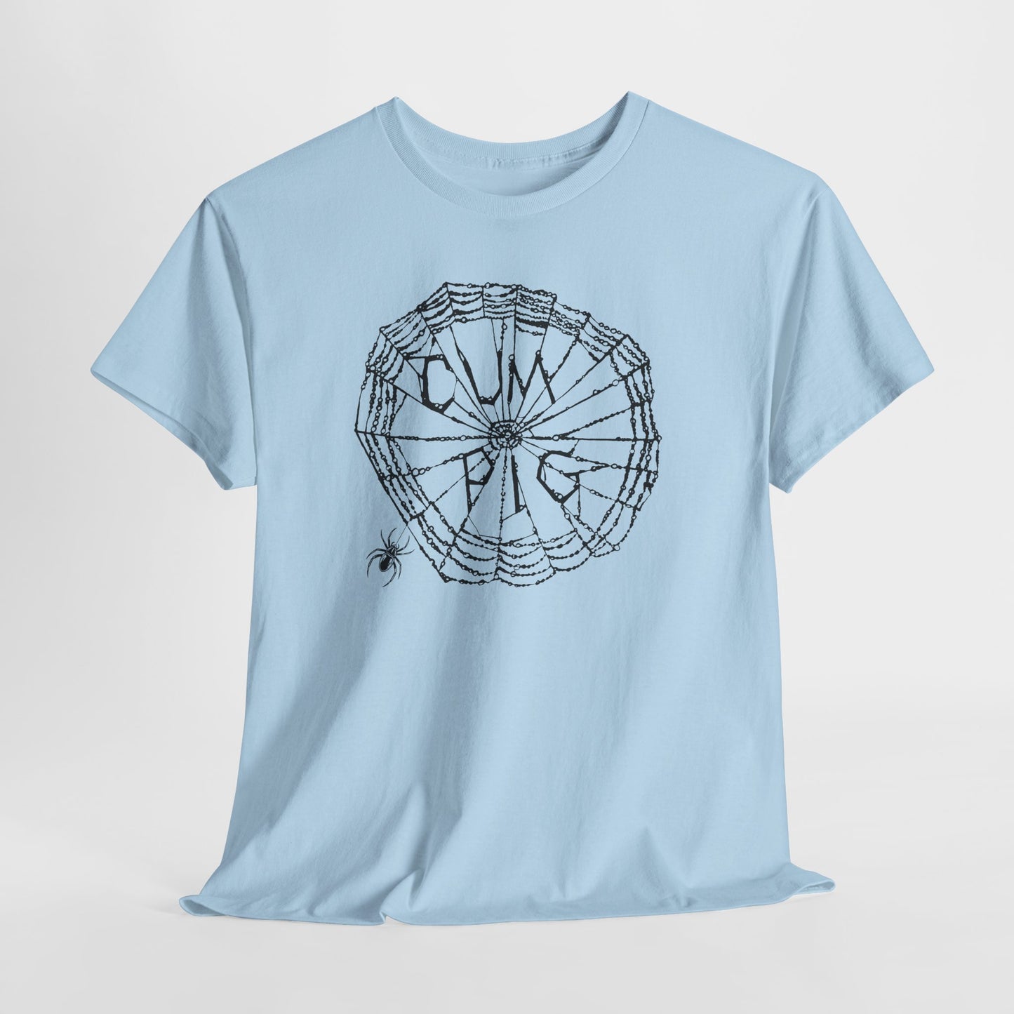 Cum Pig Parody Spiderweb Tee