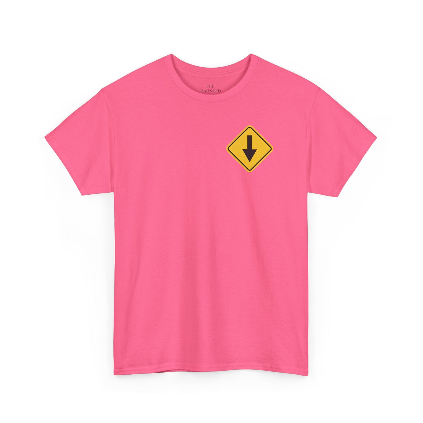 Bottom Down Arrow Road Sign T‑Shirt