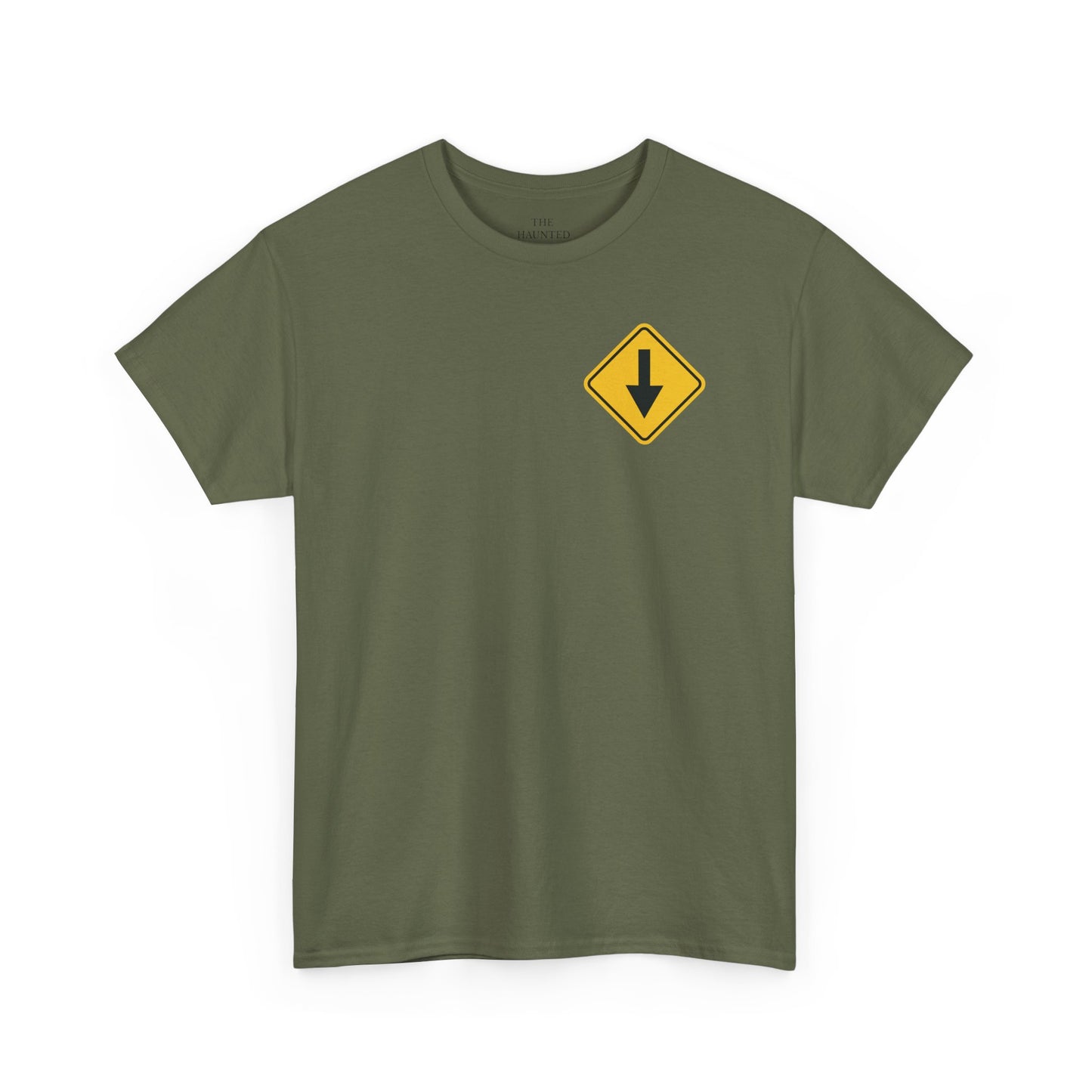 Bottom Down Arrow Road Sign T‑Shirt