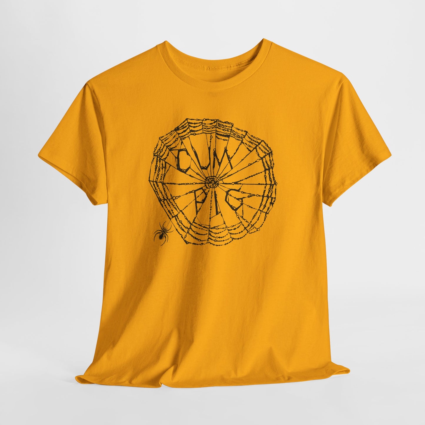 Cum Pig Parody Spiderweb Tee
