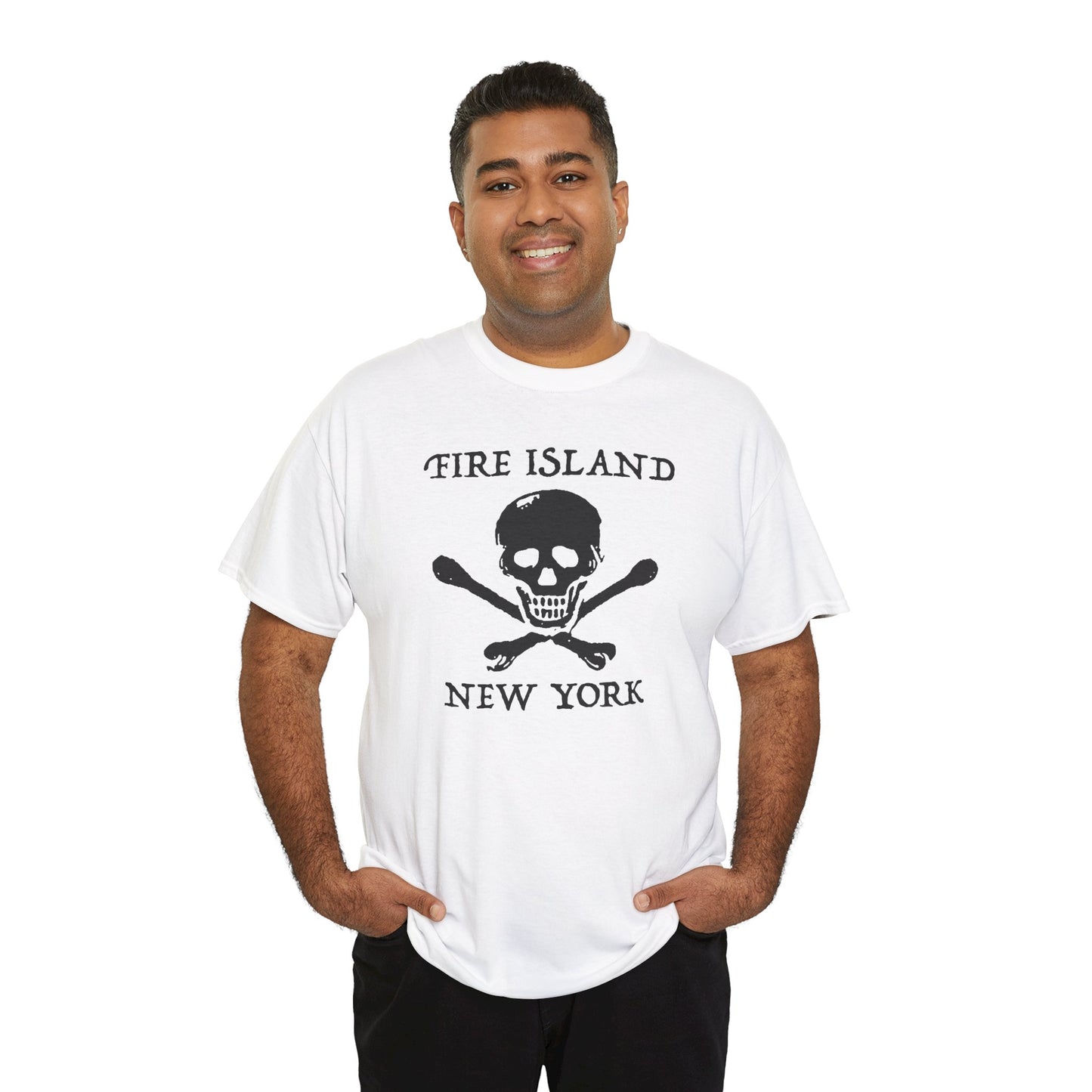 Fire Island New York Skull Tshirt – Vintage Queer Beachwear