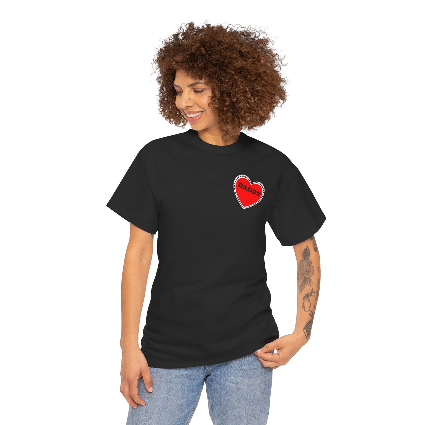 Studded Heart DADDY - T-Shirt