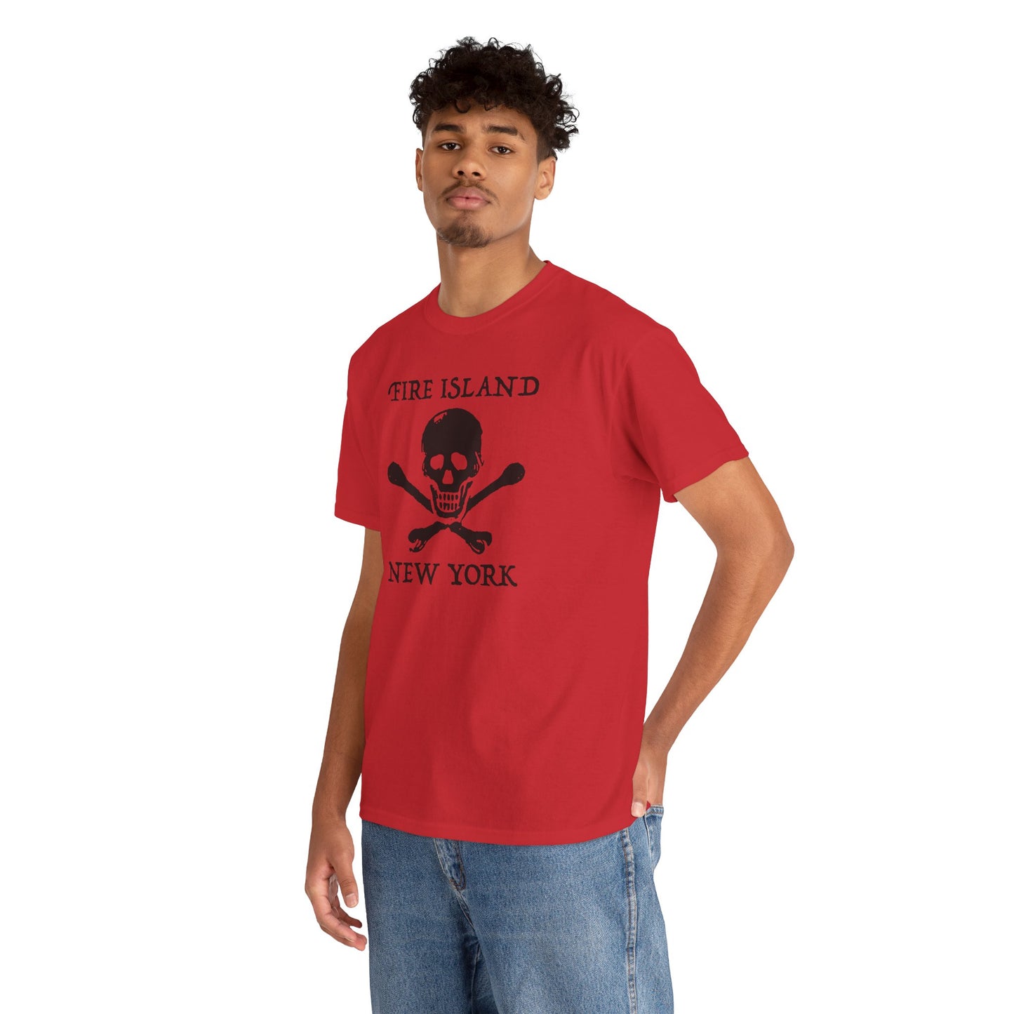 Fire Island New York Skull Tshirt – Vintage Queer Beachwear