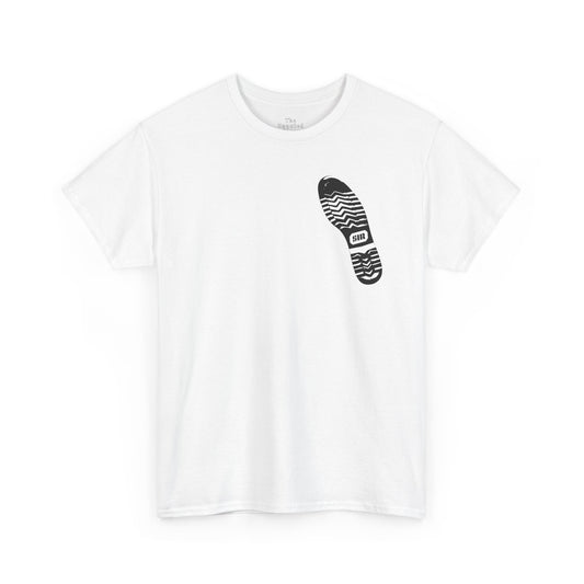 Sir Boot Tread Tshirt – Minimal Leather Fetish Streetwear