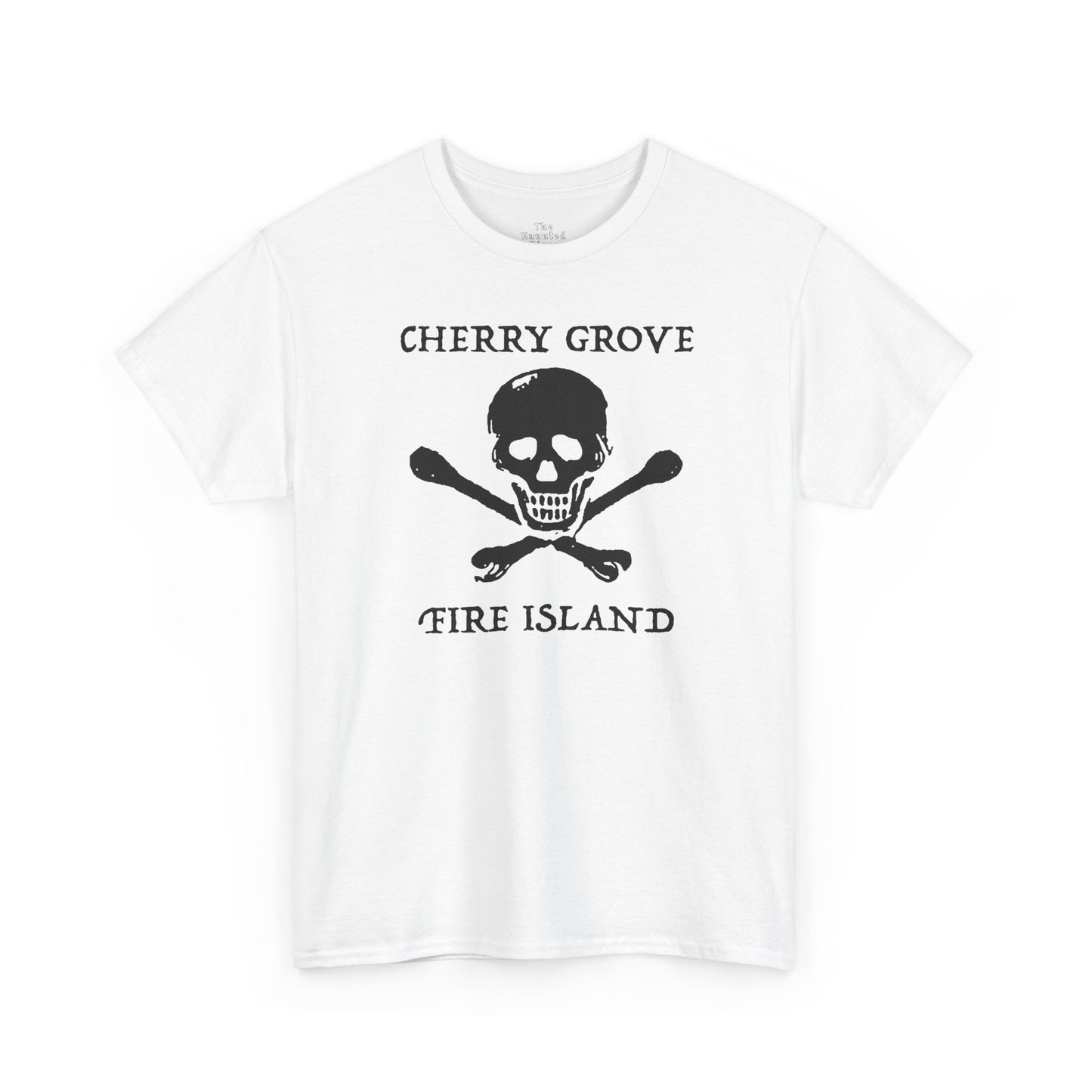 Cherry Grove Fire Island Skull Graphic T-Shirt