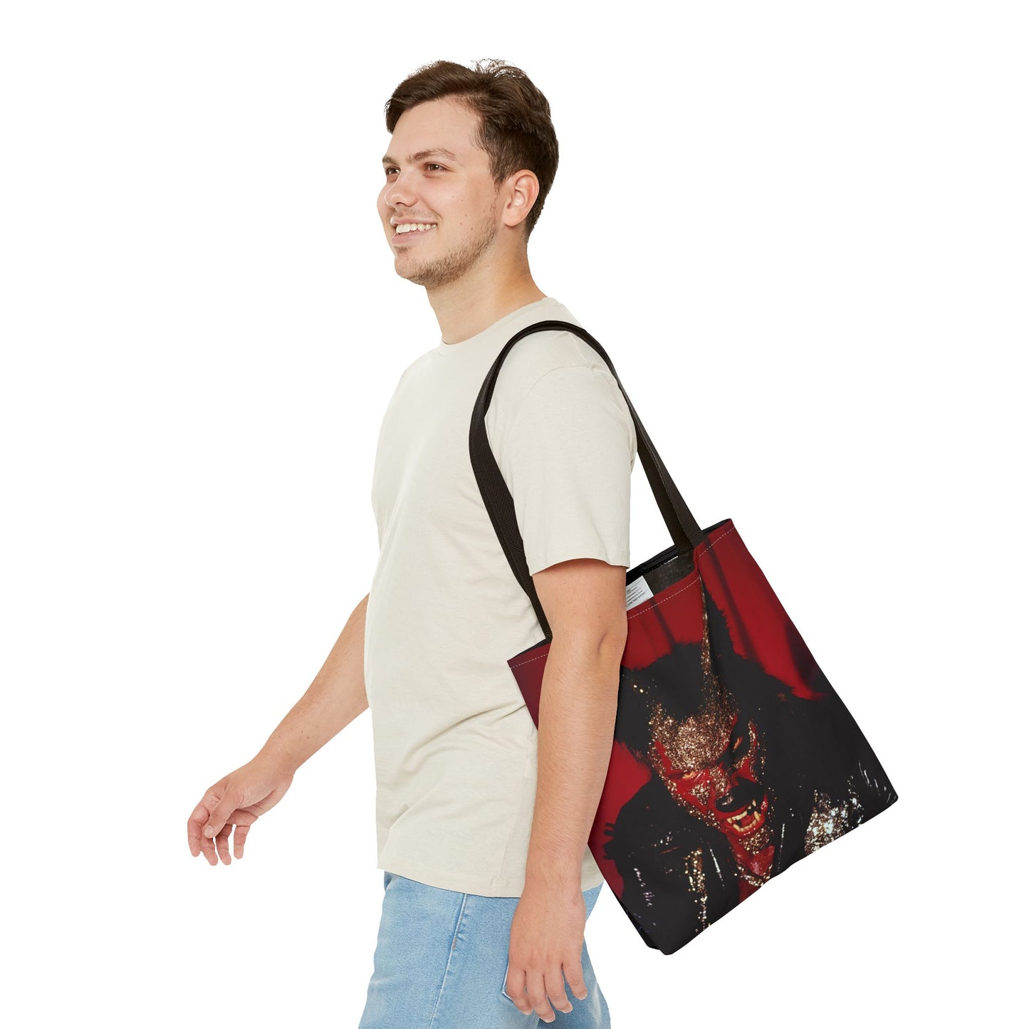 Glam Rock Tote Bag, Edgy Punk Bag for Concerts, Unique Gift for Music Lovers, Festival Accessory, Stylish Everyday Bag