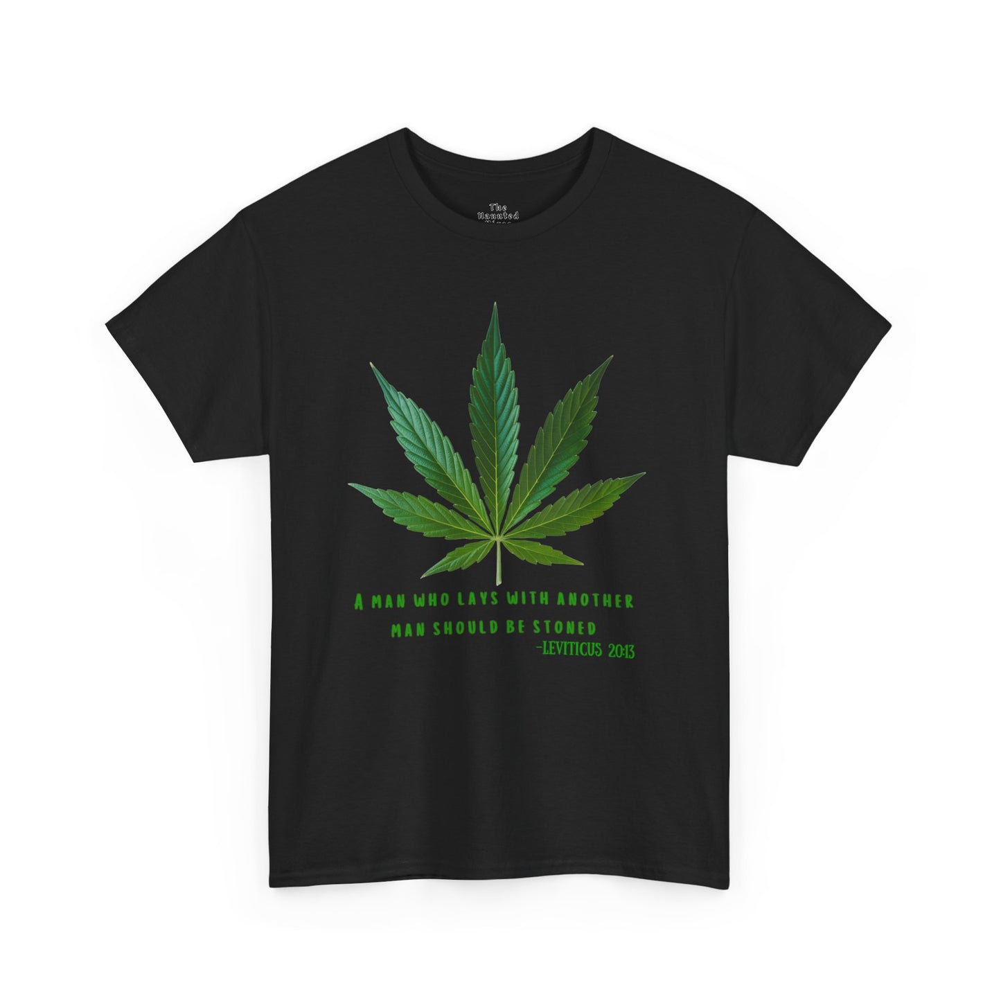 Gay Weed T-Shirt – Leviticus Satire Tee – Queer Bible Protest