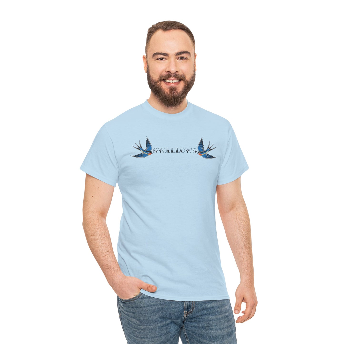 Swallows Traditional Tattoo - Tee