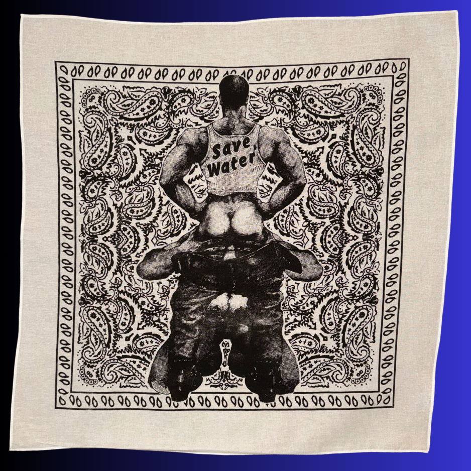 Save Water Bandana — Art by Rex