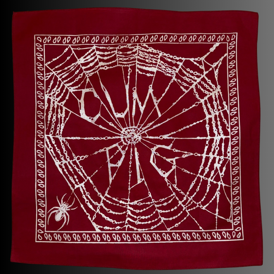 Cum Pig Spider Web Bandana