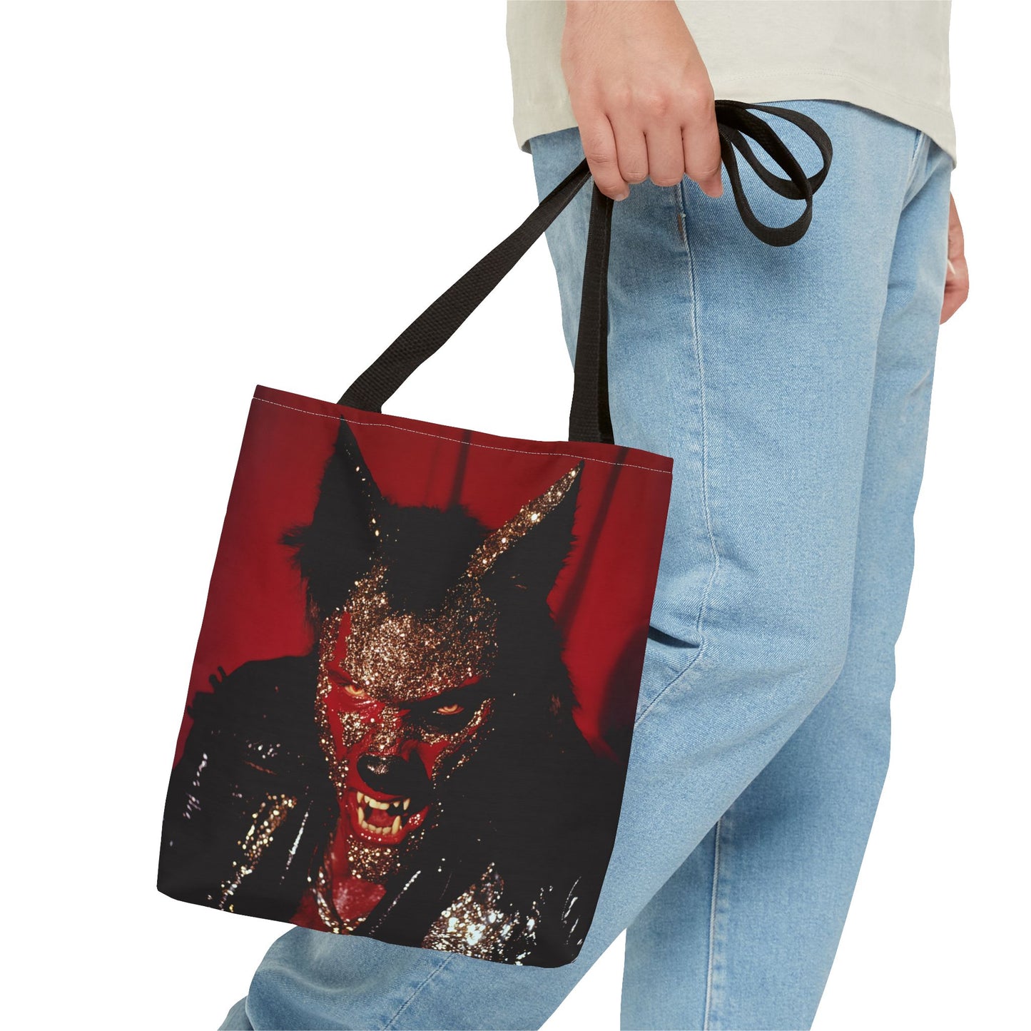 Glam Rock Tote Bag, Edgy Punk Bag for Concerts, Unique Gift for Music Lovers, Festival Accessory, Stylish Everyday Bag