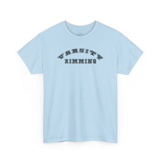 Varsity Rimming Shirt – Queer Jock Pride Tee – Camp Kinkwear