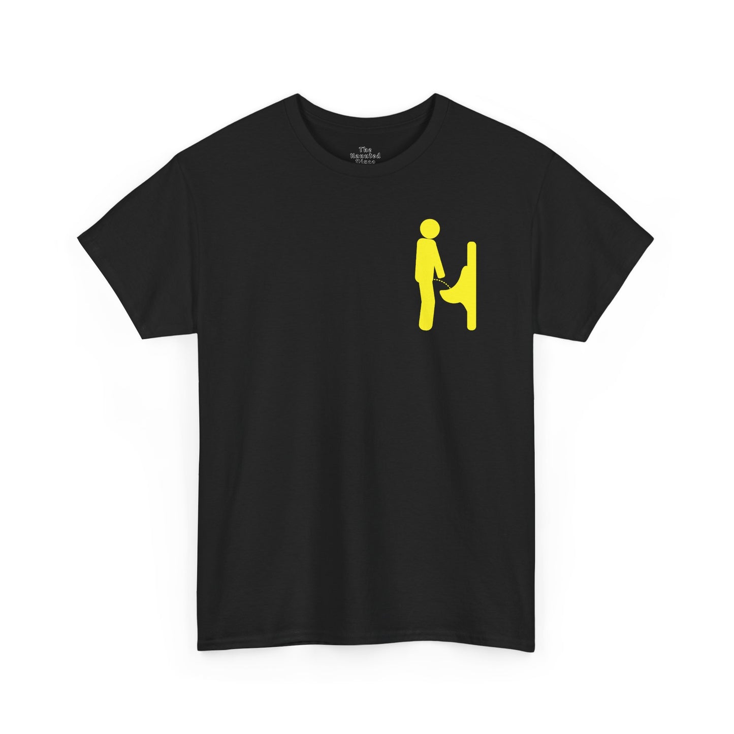 Minimal Urinal Icon Graphic T-Shirt