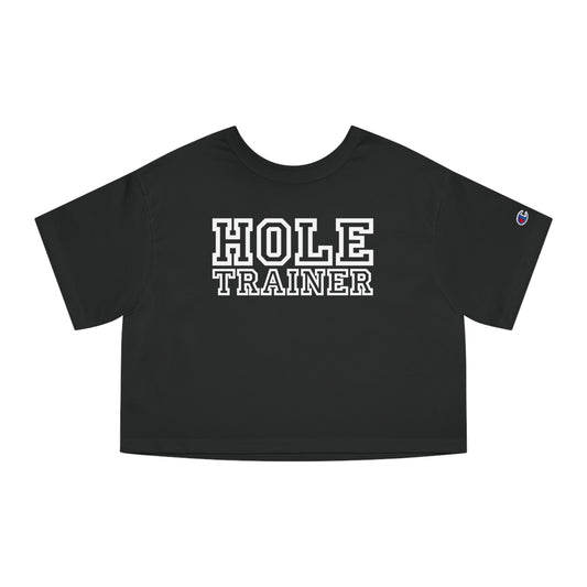 HOLE TRAINER Crop Top – Campy Queer Gym Kinkwear