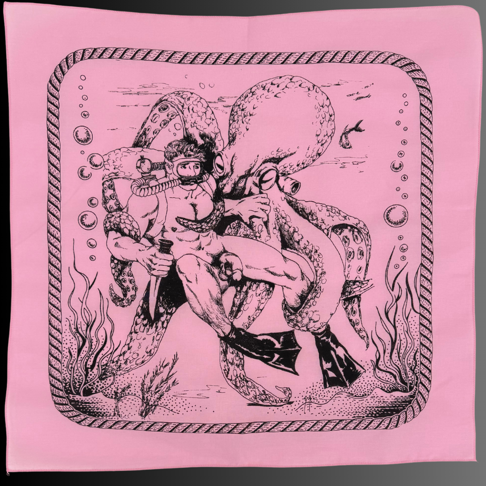 Diver & Squid by Dom Etienne Orejudos