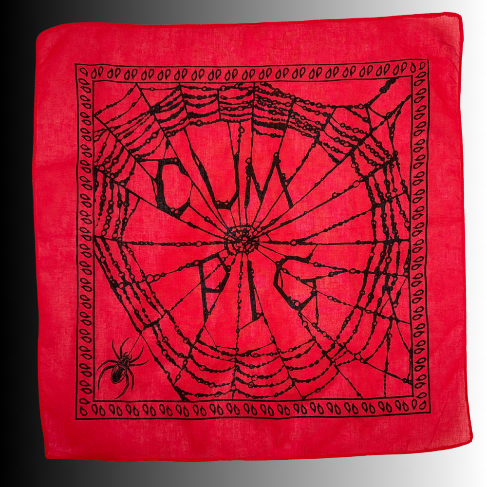 Cum Pig Spider Web Bandana