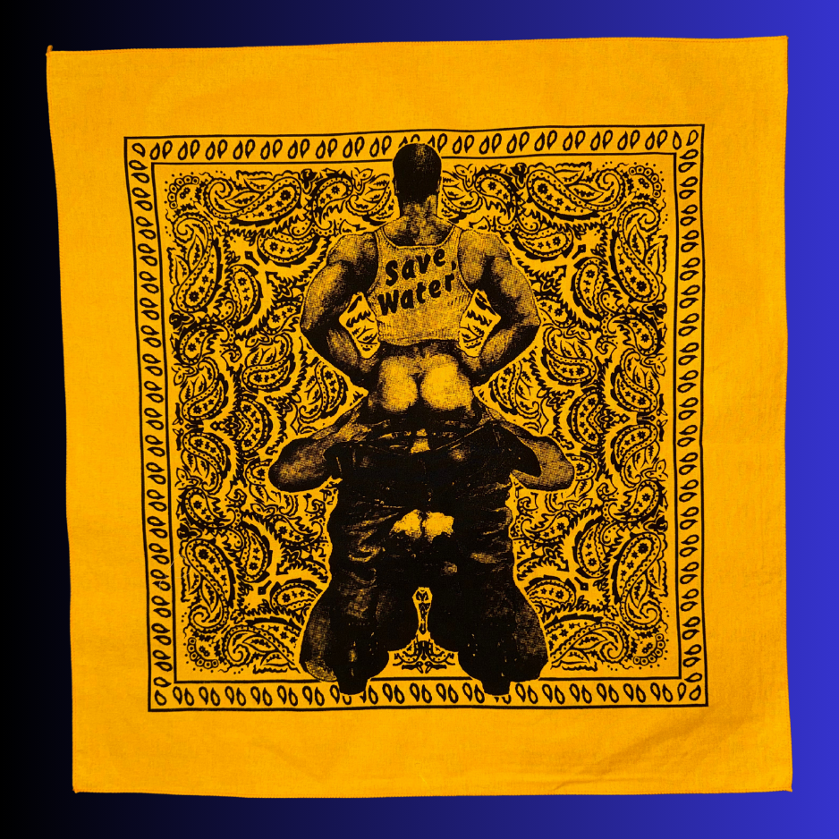 Save Water Bandana — Art by Rex