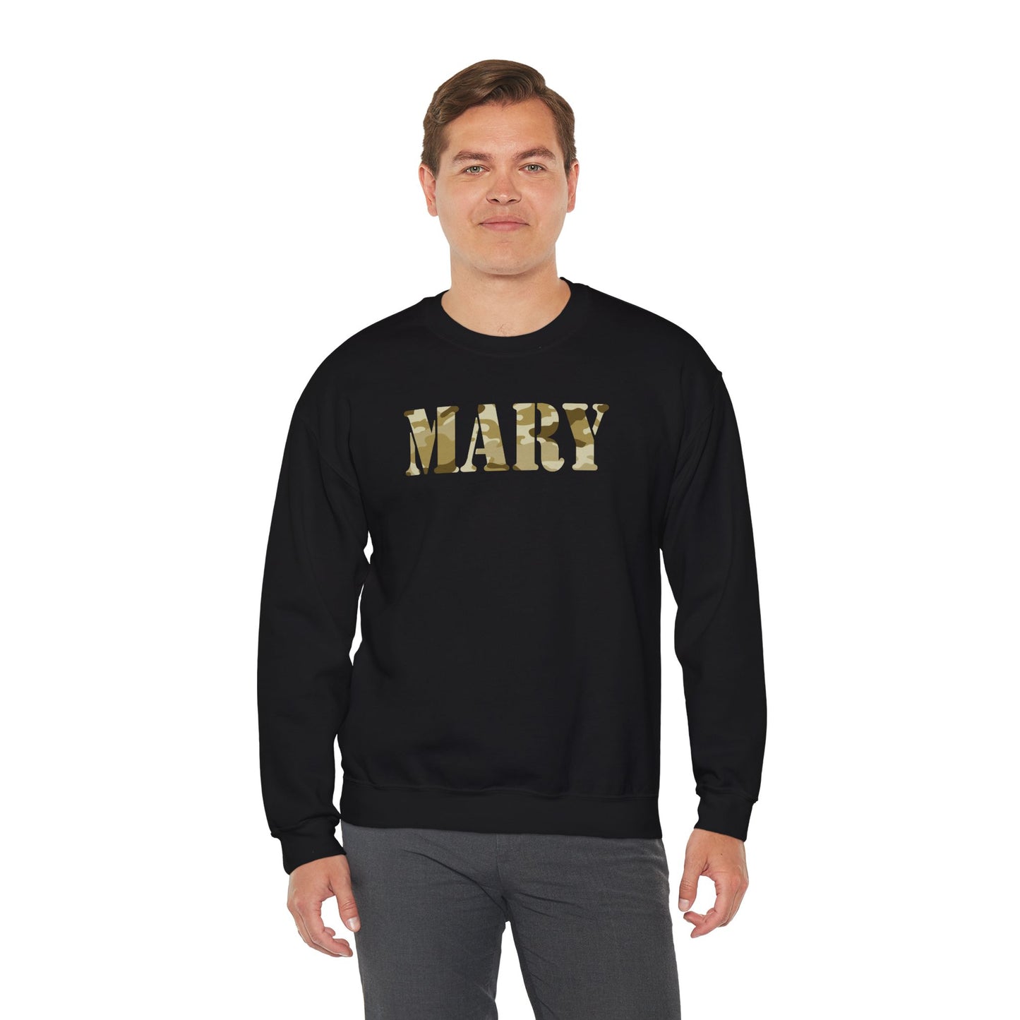 MARY Military Text Sweatshirt