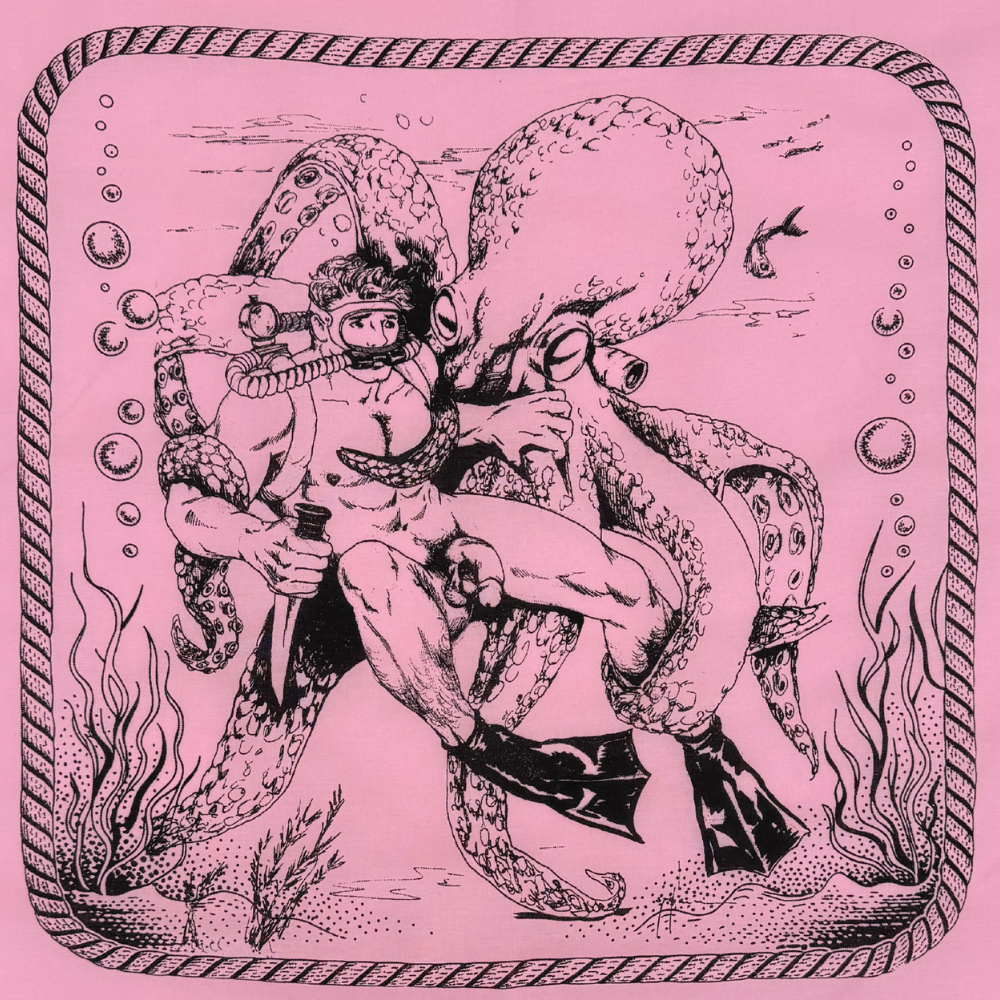 Diver & Squid by Dom Etienne Orejudos