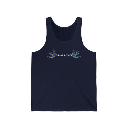 Swallows Tattoo Style - Tank Top