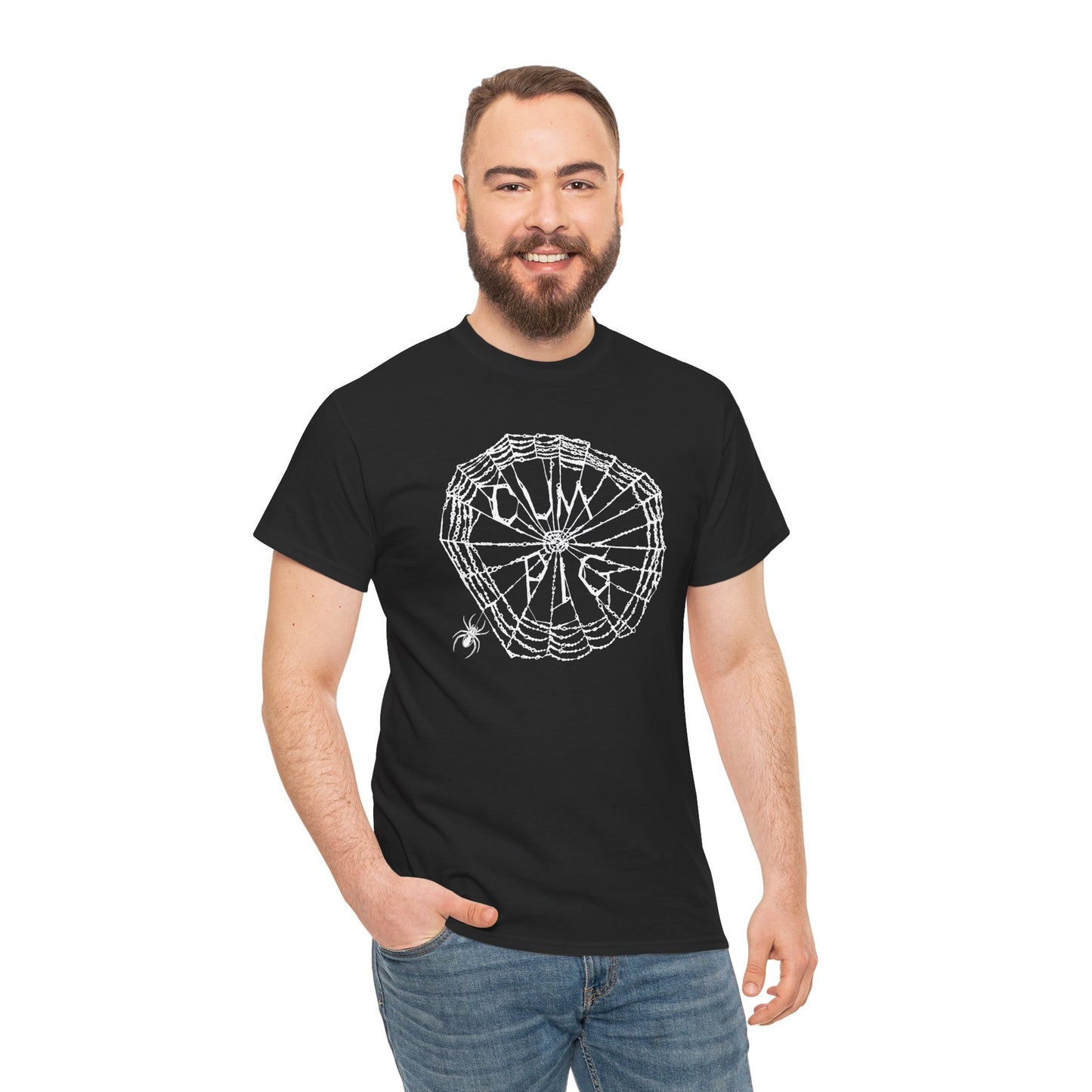 Some Pig Parody Spiderweb Tee — Filthy Wordplay Graphic Shirt