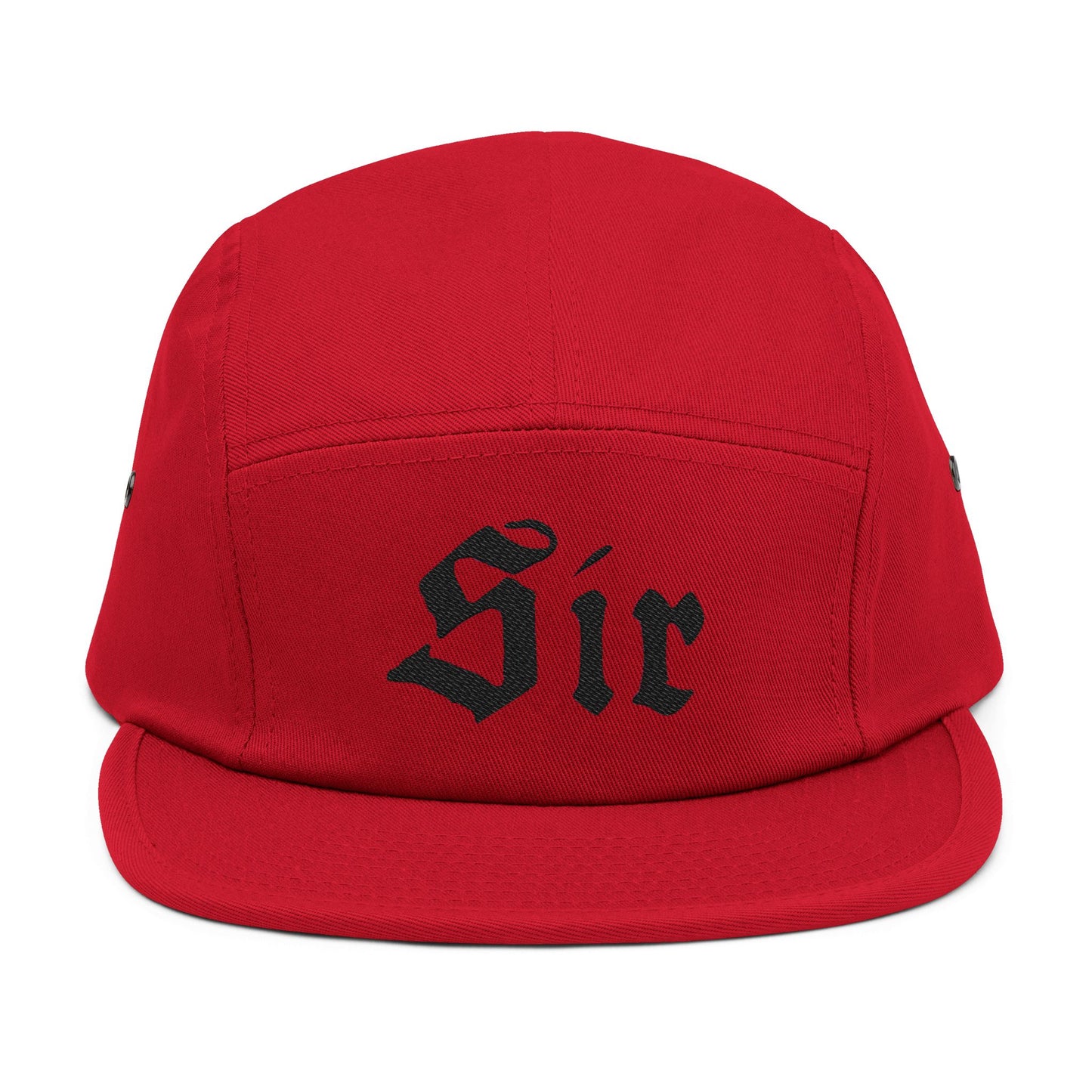 Sir - Embroidered 5 Panel Cap