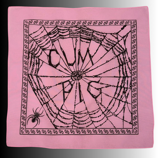 Cum Pig Spider Web Bandana