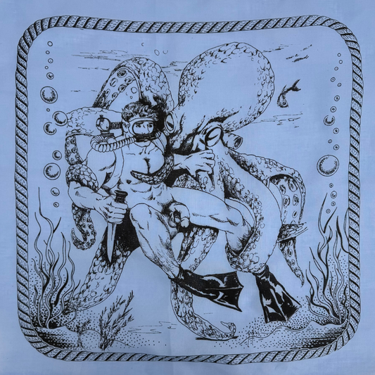 Diver & Squid by Dom Etienne Orejudos